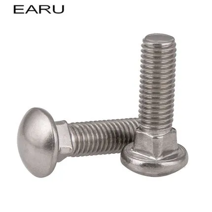 11 pieces M8*16 Full Tooth 304 Stainless Steel Carriage Half Round Head Square Neck Shelf Screws Bolt M6 M8 GB12/DIN Standard
11 pieces M8*16 Full Tooth 304 Stainless Steel Carriage Half Round Head Square Neck Shelf Screws Bolt M6 M8 GB12/DIN Standard