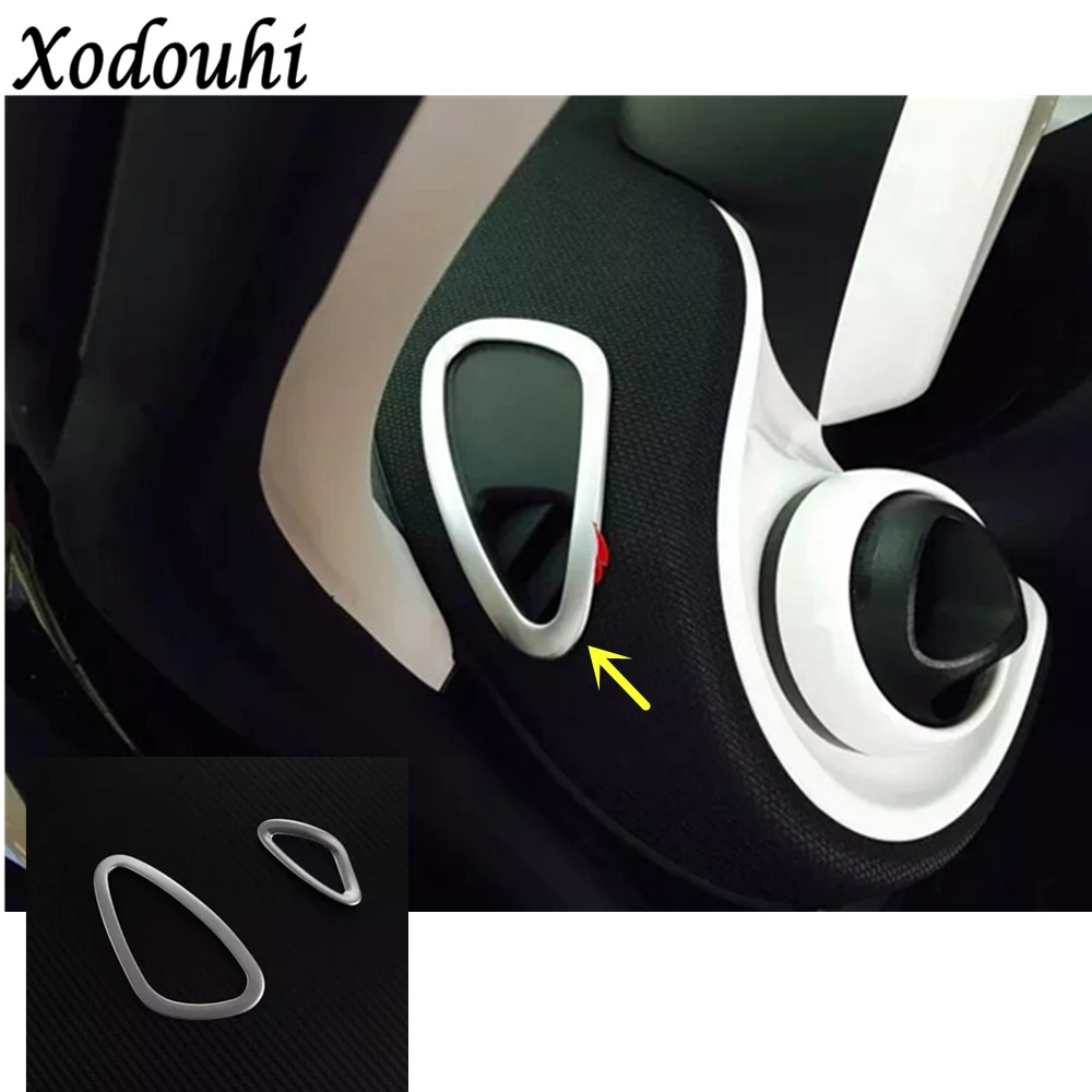 For Benz smart fortwo 2015 2016 2017 2018 car ABS chrome front Air conditioning Outlet Vent styling garnish frame lamp trim
For Benz smart fortwo 2015 2016 2017 2018 car ABS chrome front Air conditioning Outlet Vent styling garnish frame lamp trim