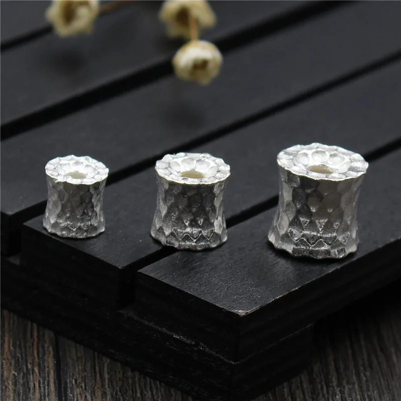 Real 925 Sterling Silver Accessories Barrel Spacer Beads Suit DIY Bracelet Necklace Making Fine Jewelry Findings
Real 925 Sterling Silver Accessories Barrel Spacer Beads Suit DIY Bracelet Necklace Making Fine Jewelry Findings