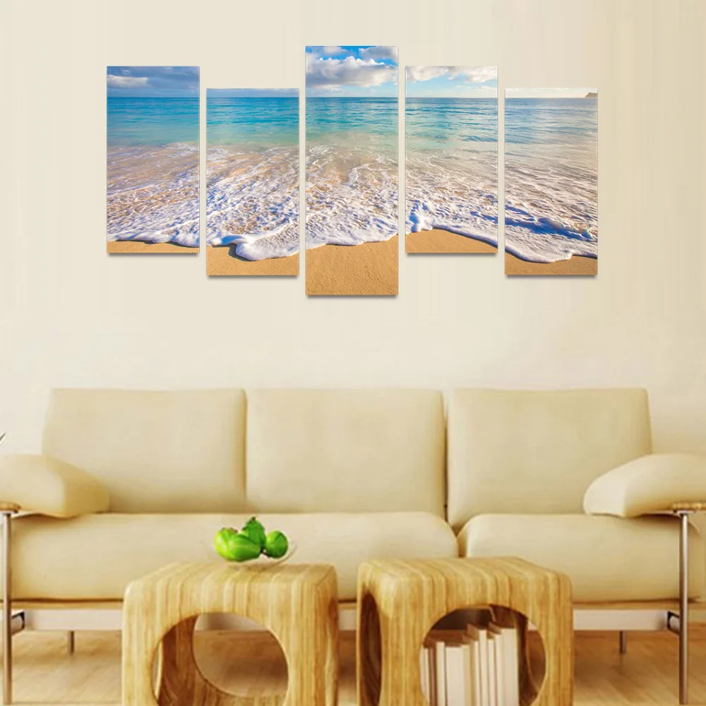 Home Decor Living Room Canvas HD Poster Modern 5 Panel White Sea Water Frame Wall Art Print Blue Sky Painting Modular Pictures
Home Decor Living Room Canvas HD Poster Modern 5 Panel White Sea Water Frame Wall Art Print Blue Sky Painting Modular Pictures