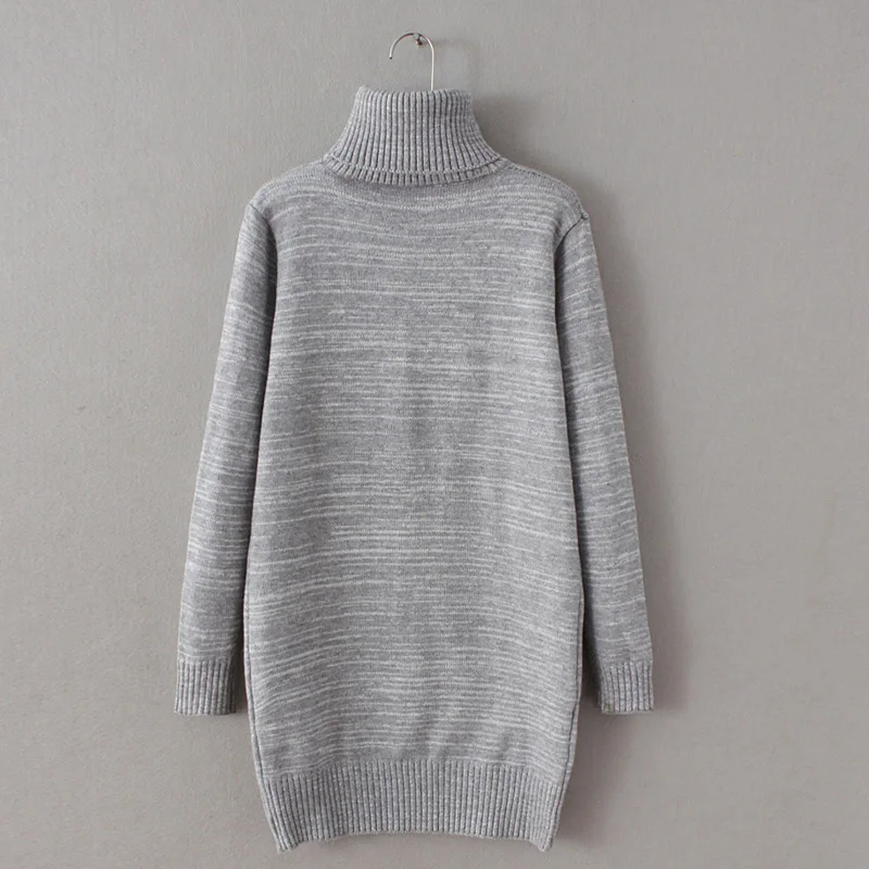 Solid Turtleneck Long Sweater Women Nice Spring And Autumn Fashion Long Sleeve Sweaters Women Vintage Casual Sweaters Female
Solid Turtleneck Long Sweater Women Nice Spring And Autumn Fashion Long Sleeve Sweaters Women Vintage Casual Sweaters Female