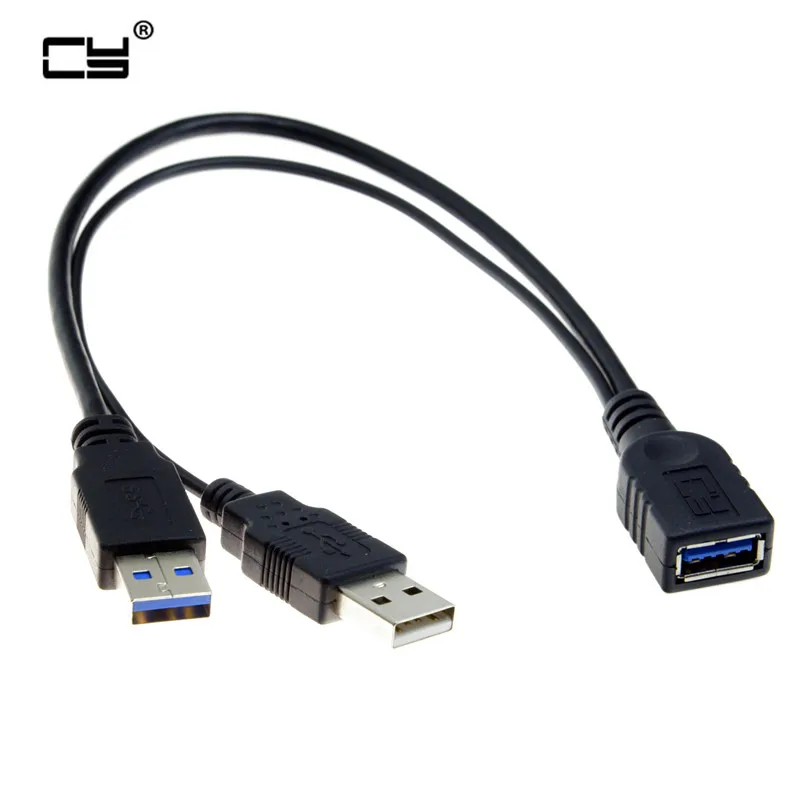 Черный USB 3,0 Женский к двойному USB Мужской дополнительная мощность данных Y удлинитель для 2,5 "мобильного жесткого диска 30 см 1FT
Черный USB 3,0 Женский к двойному USB Мужской дополнительная мощность данных Y удлинитель для 2,5 "мобильного жесткого диска 30 см 1FT