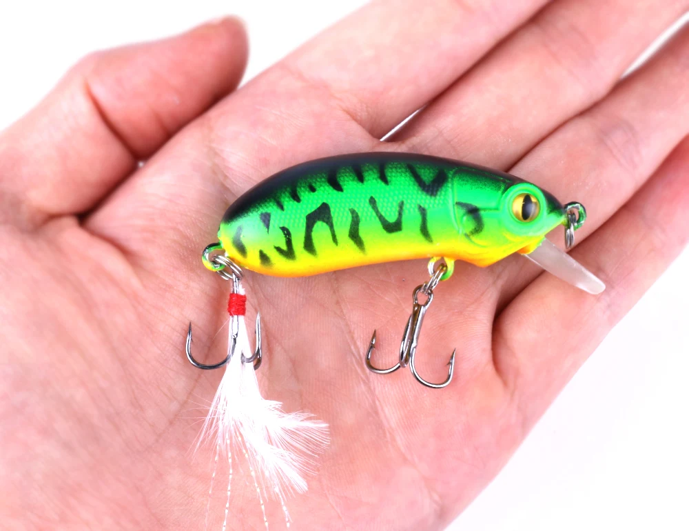 HENGJIA 59 мм 10 г Топ воды рыболовные приманки Crankbait плавательный искусственные Swimbait
