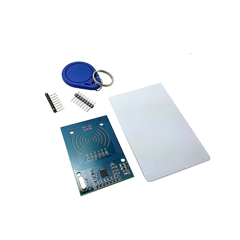 MFRC-522 Module S50 RC522 Sans Fil IC RFID Fudan MFRC522 SPI Ecrivain Drive de Carte Cle Chaine Kits 13.
MFRC-522 Module S50 RC522 Sans Fil IC RFID Fudan MFRC522 SPI Ecrivain Drive de Carte Cle Chaine Kits 13.