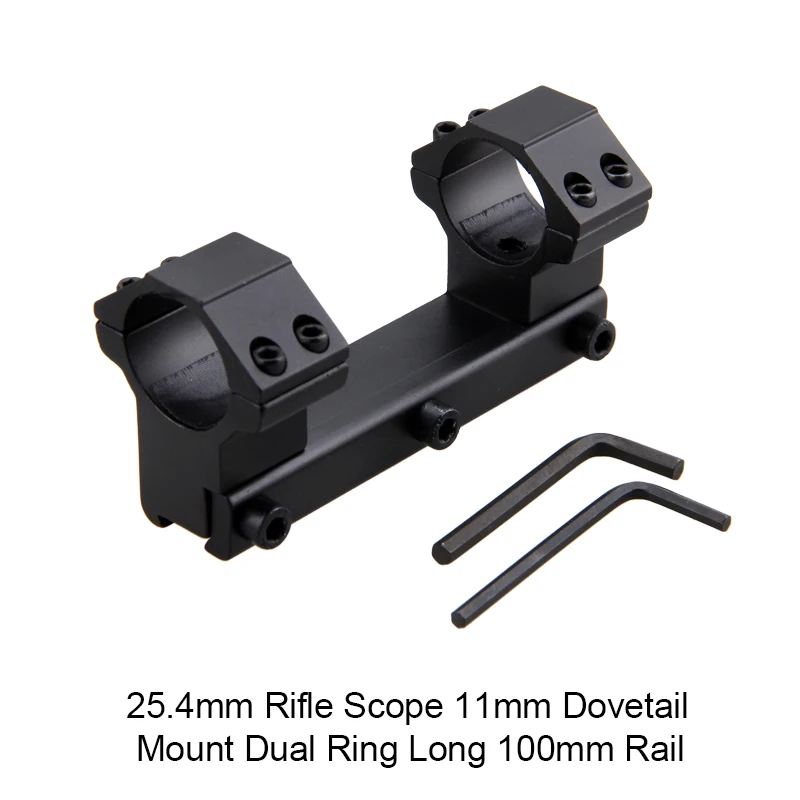 Dual Rail Ring Tactical Scope Dovetail Mount 25.4mm Rifle Optical Sight Bracket High Narrow 11mm Tactical Scope Mount+Hex Wrench
Dual Rail Ring Tactical Scope Dovetail Mount 25.4mm Rifle Optical Sight Bracket High Narrow 11mm Tactical Scope Mount+Hex Wrench