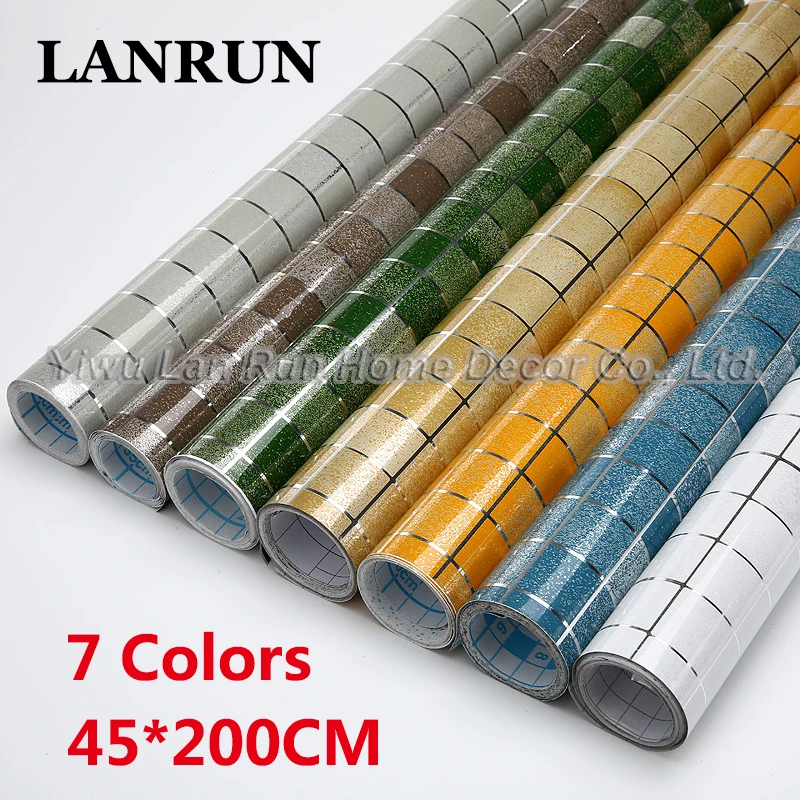 Mosaic Wall Sticker Waterproof Anti Oil Kitchen Wallpaper 45x200cm Aluminum Foil Heat Resistance DIY Self-adhesive Home Decor
Mosaic Wall Sticker Waterproof Anti Oil Kitchen Wallpaper 45x200cm Aluminum Foil Heat Resistance DIY Self-adhesive Home Decor