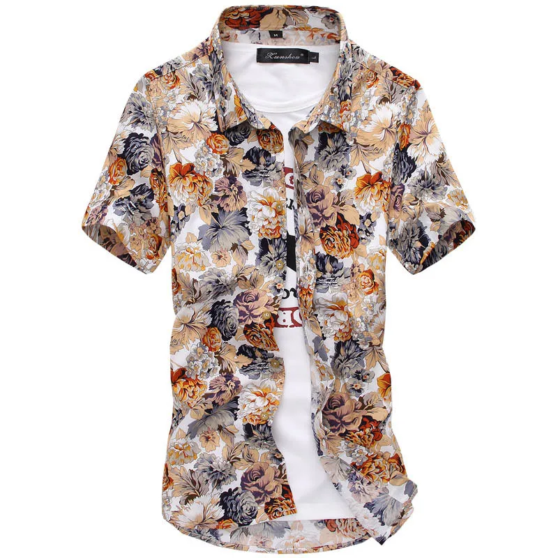 Mens Beach Hawaiian Shirt Tropical Short Sleeve Plus Size Floral Shirts Men Casual Holiday Vacation Clothing Camisas Mens Summe
Mens Beach Hawaiian Shirt Tropical Short Sleeve Plus Size Floral Shirts Men Casual Holiday Vacation Clothing Camisas Mens Summe