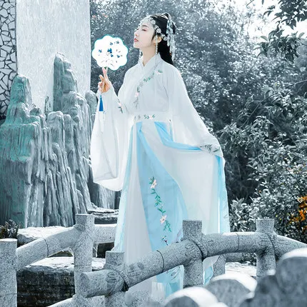 Chinese Hanfu style three-piece suit Women's Modified super-immortal exquisite Embroidery Antique Unique Costume Dress Uniform
Chinese Hanfu style three-piece suit Women's Modified super-immortal exquisite Embroidery Antique Unique Costume Dress Uniform