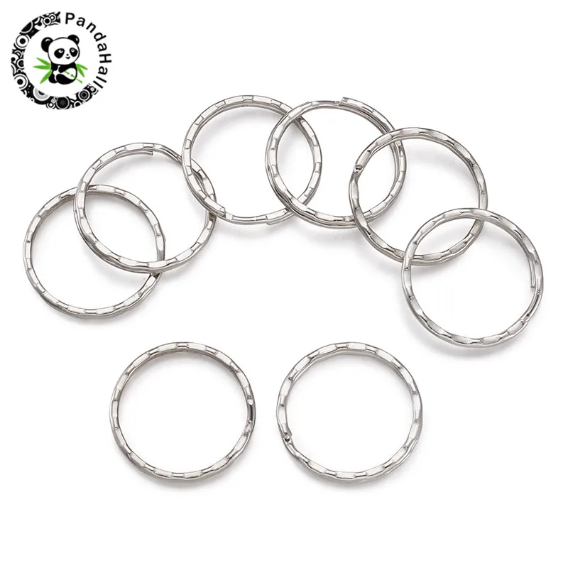 200pcs Pandahall 25mm Iron Round Double Loop Key Ring for Keychain DIY Making Golden Platinum
200pcs Pandahall 25mm Iron Round Double Loop Key Ring for Keychain DIY Making Golden Platinum