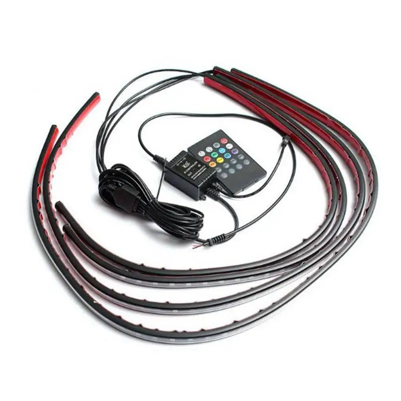New Car Colorful Remote Control Music Sound Control Lamp Atmosphere Lamp Chassis Waterproof Lamp Car Accessories
New Car Colorful Remote Control Music Sound Control Lamp Atmosphere Lamp Chassis Waterproof Lamp Car Accessories