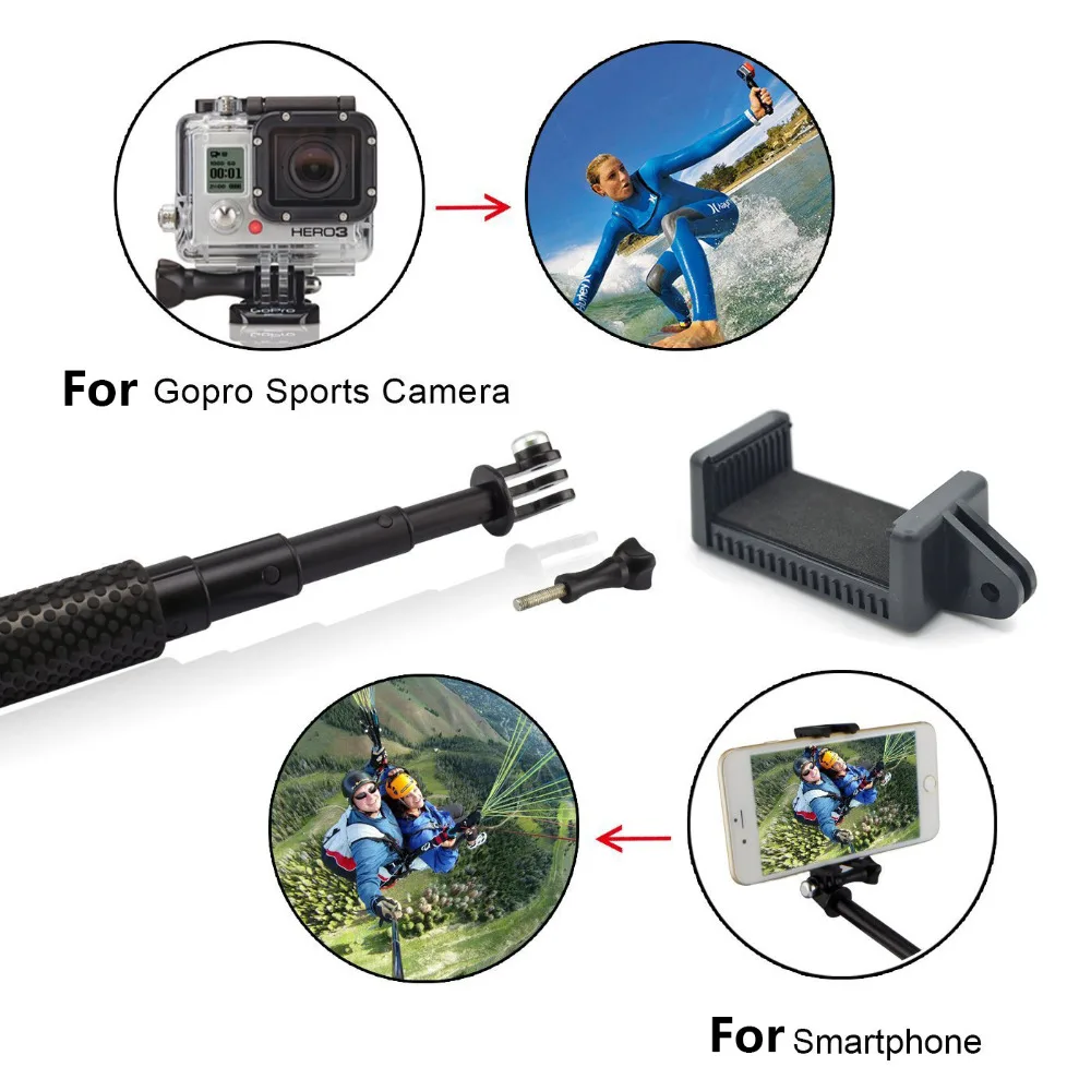 Metal 29.5-102cm Selfie Stick With Phone Clip Bluetooth Remote For Iphone Xiaomi Android Phones Monopod For Gopro Action Cameras
Metal 29.5-102cm Selfie Stick With Phone Clip Bluetooth Remote For Iphone Xiaomi Android Phones Monopod For Gopro Action Cameras