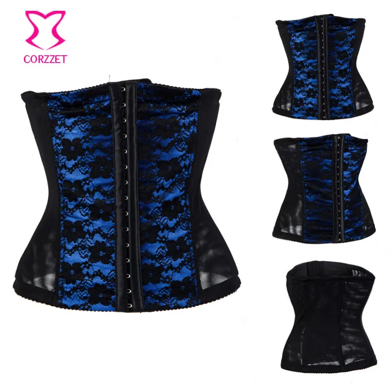 Corzzet Steampunk Blue Lace Floral Breathable Underbust Sexy Latex Corset Top Gothic Waist Trainer Burlesque Korsett For Women
Corzzet Steampunk Blue Lace Floral Breathable Underbust Sexy Latex Corset Top Gothic Waist Trainer Burlesque Korsett For Women