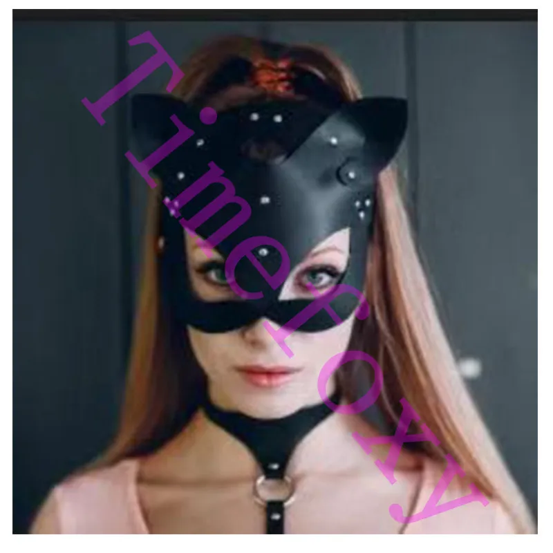 Cat mask Adjustable with ears black and red color cat hood Masks Costumes Accessory Sexy Fetish Hood
Cat mask Adjustable with ears black and red color cat hood Masks Costumes Accessory Sexy Fetish Hood