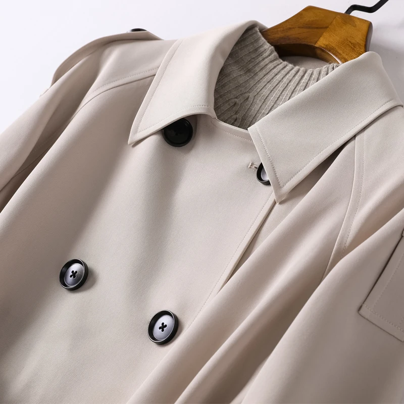 Adjustable waist sashes trench coat women double breasted turn down collar slim outerwear 2019 autumn winter
Adjustable waist sashes trench coat women double breasted turn down collar slim outerwear 2019 autumn winter