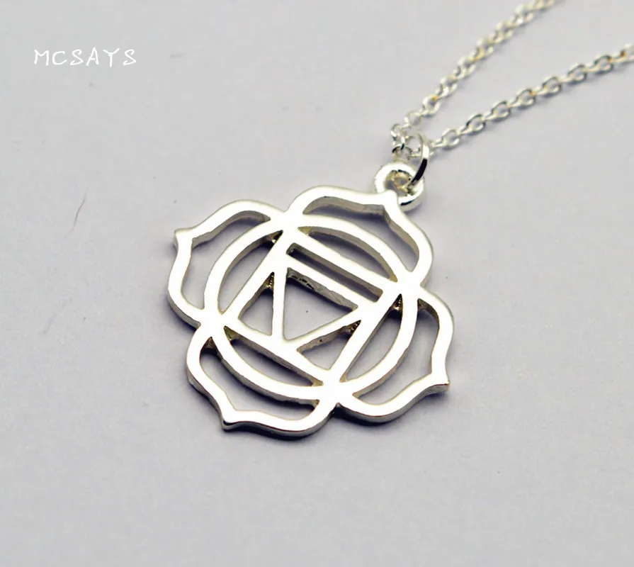 MCSAYS норвежский викинг Lotus Jewelry узор подвеска старинное серебро Цвет религиозных