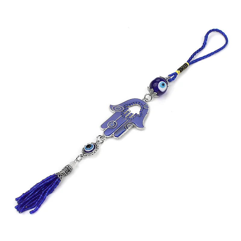 Lucky Eye Glass Bead Keychain Tassel Pendant Keyrings Evil Eye Hamsa Hand Car Keychain Jewelry Wall Hanging EY221
Lucky Eye Glass Bead Keychain Tassel Pendant Keyrings Evil Eye Hamsa Hand Car Keychain Jewelry Wall Hanging EY221