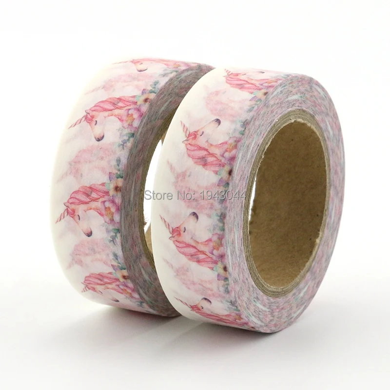 1X DIY Beautiful Unicorn Washi Tape Japanese Paper Masking Tapes Adhesive Tapes Stickers Decorative Stationery Tape 1.5cm*10m
1X DIY Beautiful Unicorn Washi Tape Japanese Paper Masking Tapes Adhesive Tapes Stickers Decorative Stationery Tape 1.5cm*10m