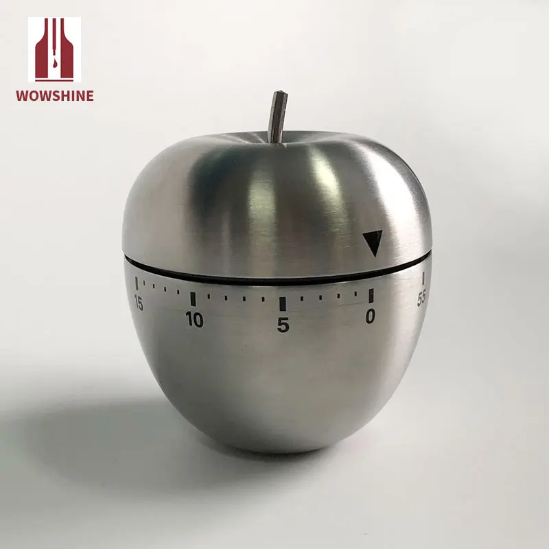Wowshine нержавеющая сталь 60-минутный обратный отсчет Кухня приготовления Механическая сигнализация таймер часы Apple Форма
Wowshine нержавеющая сталь 60-минутный обратный отсчет Кухня приготовления Механическая сигнализация таймер часы Apple Форма