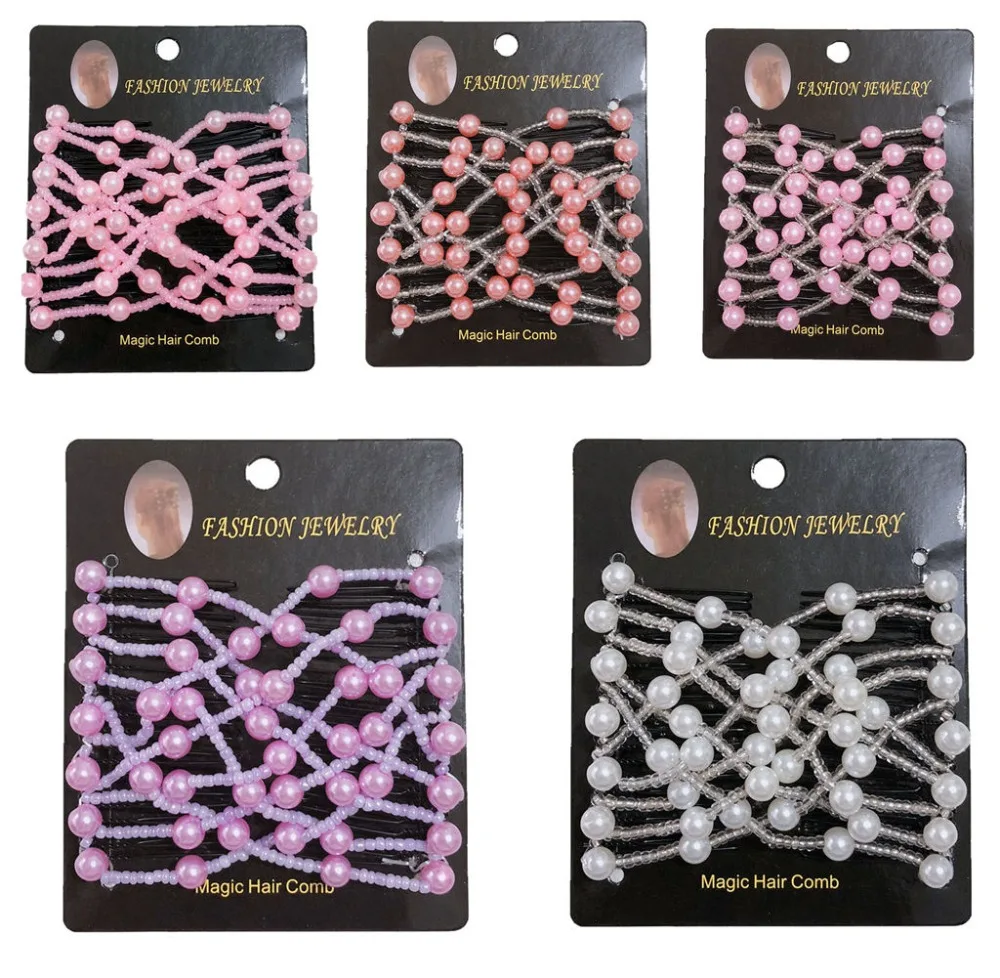 Lovef 1 Pc Ez Stretchable Combs Lady Women Girls Pearl Hair Combs Double Clips Beaded Comb
Lovef 1 Pc Ez Stretchable Combs Lady Women Girls Pearl Hair Combs Double Clips Beaded Comb