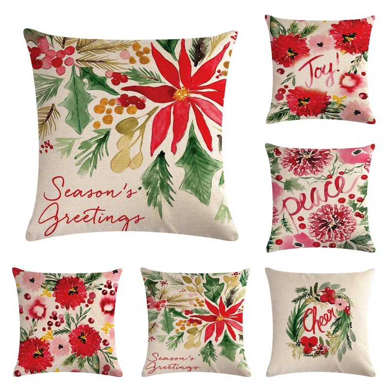 Colorful Flower Green Leaves Monstera Cushion Covers Hibiscus Flower Cushion Cover Decorative Beige Linen Pillow Case
Colorful Flower Green Leaves Monstera Cushion Covers Hibiscus Flower Cushion Cover Decorative Beige Linen Pillow Case