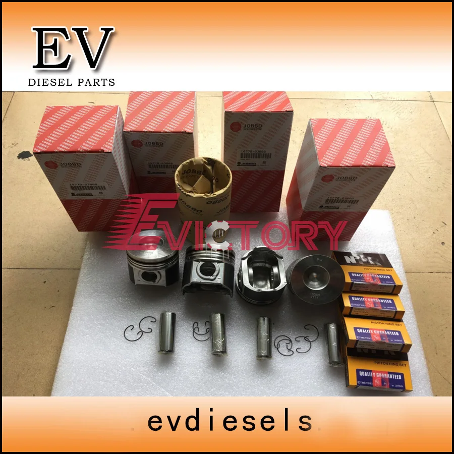 For Kubota V2003 V2003T V2003-M-T renuild kit piston +ring cylinder liner gasket kit bearing Valve kit
For Kubota V2003 V2003T V2003-M-T renuild kit piston +ring cylinder liner gasket kit bearing Valve kit