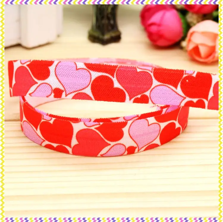 5/8 inch Free shipping Elastic FOE valentine heart printed headband headwear diy hair band wholesale OEM H4435
5/8 inch Free shipping Elastic FOE valentine heart printed headband headwear diy hair band wholesale OEM H4435