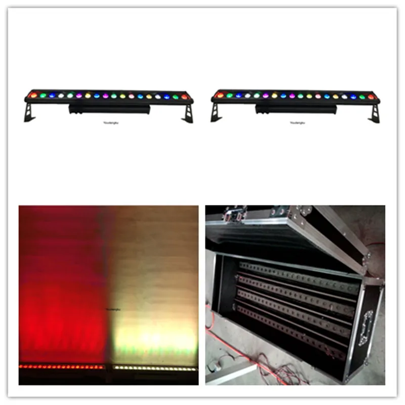 12 шт. с flightcase global хит продаж водонепроницаемый ip 65 18*15 Вт 5в1 RGBWA led настенная шайба