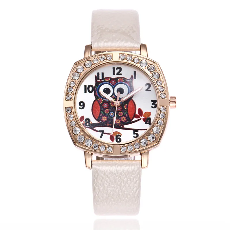 Fashion Cute Owl Quartz Watch Women Rhinestone Dial Leather Casual Watch Ladies Crystal Clock Reloje Mujer Montre Femme Gift #C
Fashion Cute Owl Quartz Watch Women Rhinestone Dial Leather Casual Watch Ladies Crystal Clock Reloje Mujer Montre Femme Gift #C