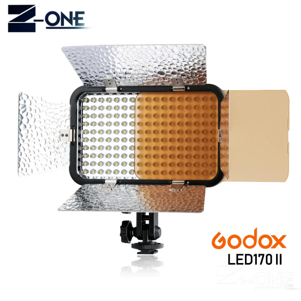 Светильник Godox LED170 II для видеозаписи, светодиодный светильник 170, светильник ing с дверцей амбара 5500-6500K, бесступенчатая яркость для камеры DV, ...
Светильник Godox LED170 II для видеозаписи, светодиодный светильник 170, светильник ing с дверцей амбара 5500-6500K, бесступенчатая яркость для камеры DV, ...