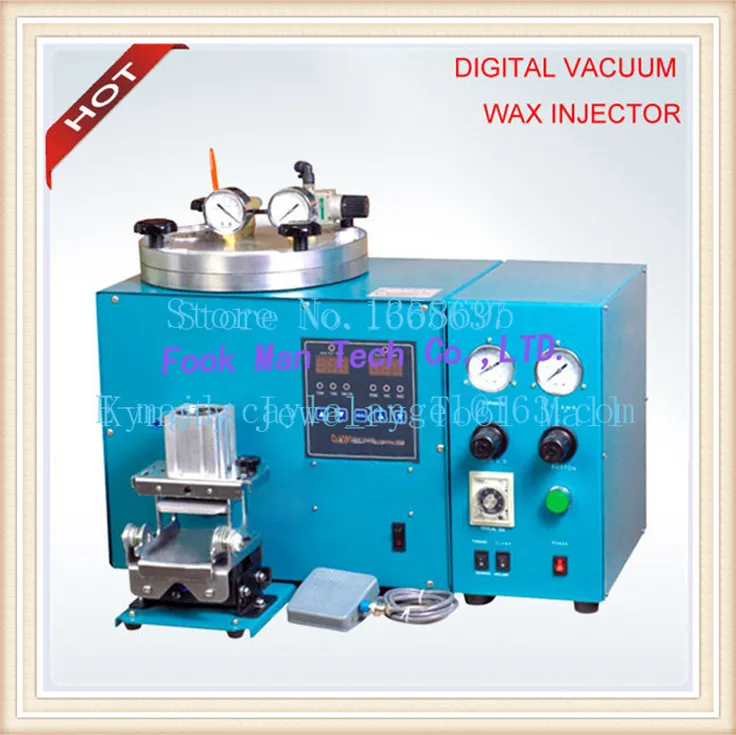 Jewelry Making Supplies 220V 650W Vacuum Wax Injector with Controller and Auto Clamp Wax Injection Machine
Jewelry Making Supplies 220V 650W Vacuum Wax Injector with Controller and Auto Clamp Wax Injection Machine