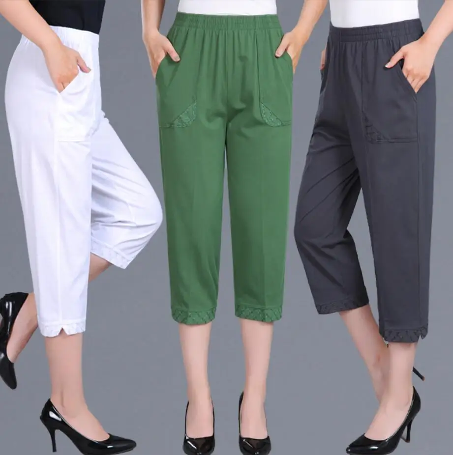 Women Capris Pants Female Summer 2021 Women's High Waist Pants Black Woman Candy Color Straight Calf-Length Pants Plus Size 4XL
Women Capris Pants Female Summer 2021 Women's High Waist Pants Black Woman Candy Color Straight Calf-Length Pants Plus Size 4XL
