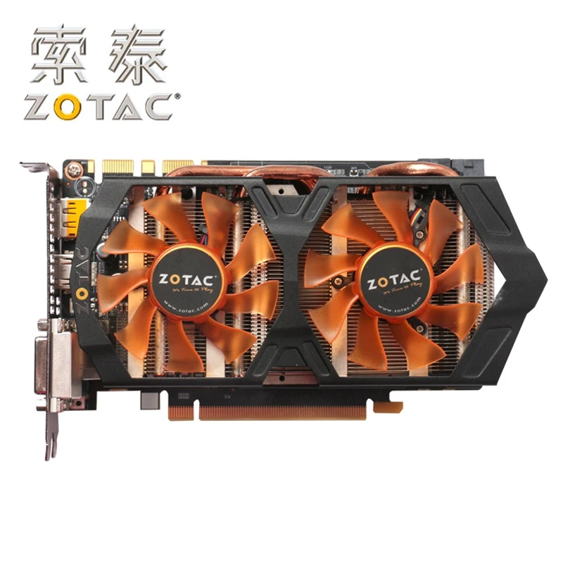 Оригинальные видеокарты ZOTAC GeForce GTX 660 2GD5 2GB Thunder Edition PD GPU 192Bit GDDR5 карта GTX660 GK106