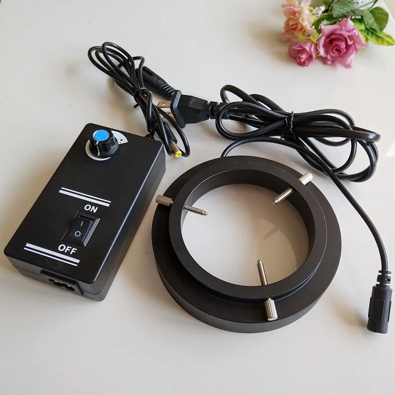 Blue Light 156pcs 8W Lab LED Adjustable Zoom Stereo Biological Microscope Light Source Ring Lamp 90V-264V 81mm Inner Diameter
Blue Light 156pcs 8W Lab LED Adjustable Zoom Stereo Biological Microscope Light Source Ring Lamp 90V-264V 81mm Inner Diameter