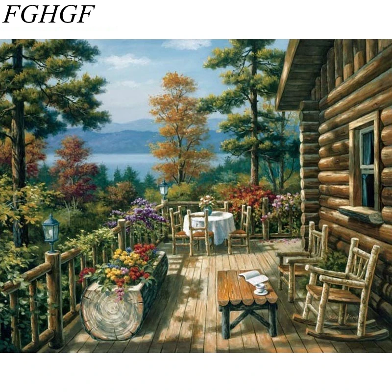 Набор для рисования по номерам на холсте Сидней оперы FGHGF|digital oil painting|oil paintingdiy digital