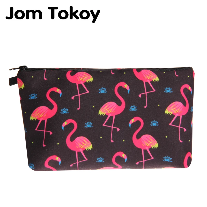 Сумка-Косметичка женская Jom Tokoy, черная, с принтом, с принтом фламинго, органайзер сумки для косметики
Сумка-Косметичка женская Jom Tokoy, черная, с принтом, с принтом фламинго, органайзер сумки для косметики