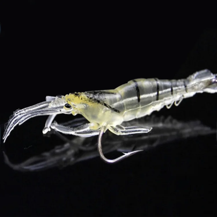 5pcs/lot Shrimp Soft With Hook silicone Fishing Lure Carp Fishing Artificial Bait with single hooks jigging swimbait fish
5pcs/lot Shrimp Soft With Hook silicone Fishing Lure Carp Fishing Artificial Bait with single hooks jigging swimbait fish