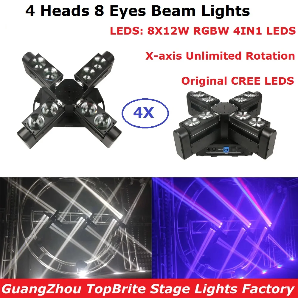 4 шт./лот 8 световые лучи для глаз Высокое качество 8X12W RGBW цвет смешивания светодиодные Вечерние огни Dj освещение луч движущаяся голова сцени...
4 шт./лот 8 световые лучи для глаз Высокое качество 8X12W RGBW цвет смешивания светодиодные Вечерние огни Dj освещение луч движущаяся голова сцени...