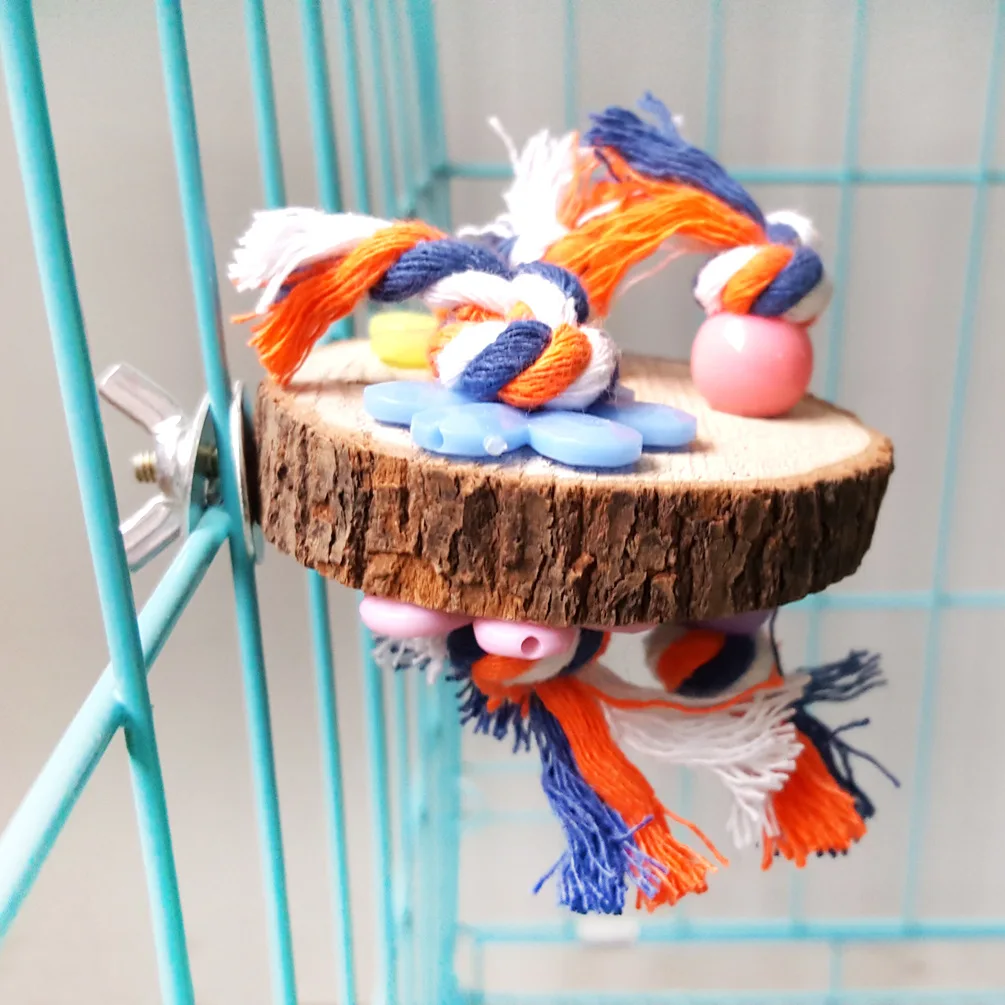 Small And Medium Parrot Toy Logs Platform Gnawing Toys Colorful Rope Pet Products Bird Supplies 2pcs/lot
Small And Medium Parrot Toy Logs Platform Gnawing Toys Colorful Rope Pet Products Bird Supplies 2pcs/lot