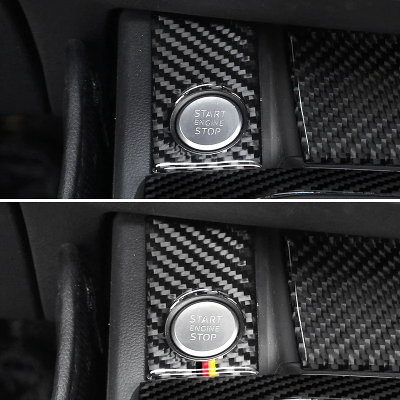 Car Carbon Fiber Interior Engine Start Stop Ring Panel Cover Sticker Trim For Audi A4 B9 A4L 2017 2018
Car Carbon Fiber Interior Engine Start Stop Ring Panel Cover Sticker Trim For Audi A4 B9 A4L 2017 2018