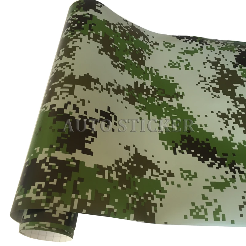 20" Width Digital Camouflage Printed Vinyl Wrapping Motorcycle Scooter Sticker Wrap Car DIY Styling Camo Film Sheet | Автомобили и