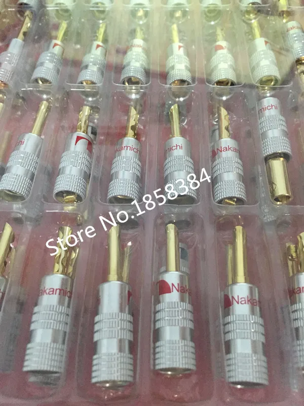 100pcs 24K Gold Plated Audio Silent Wire Tube Banana Speaker Plug Connector Screw Cable & Wire
100pcs 24K Gold Plated Audio Silent Wire Tube Banana Speaker Plug Connector Screw Cable & Wire