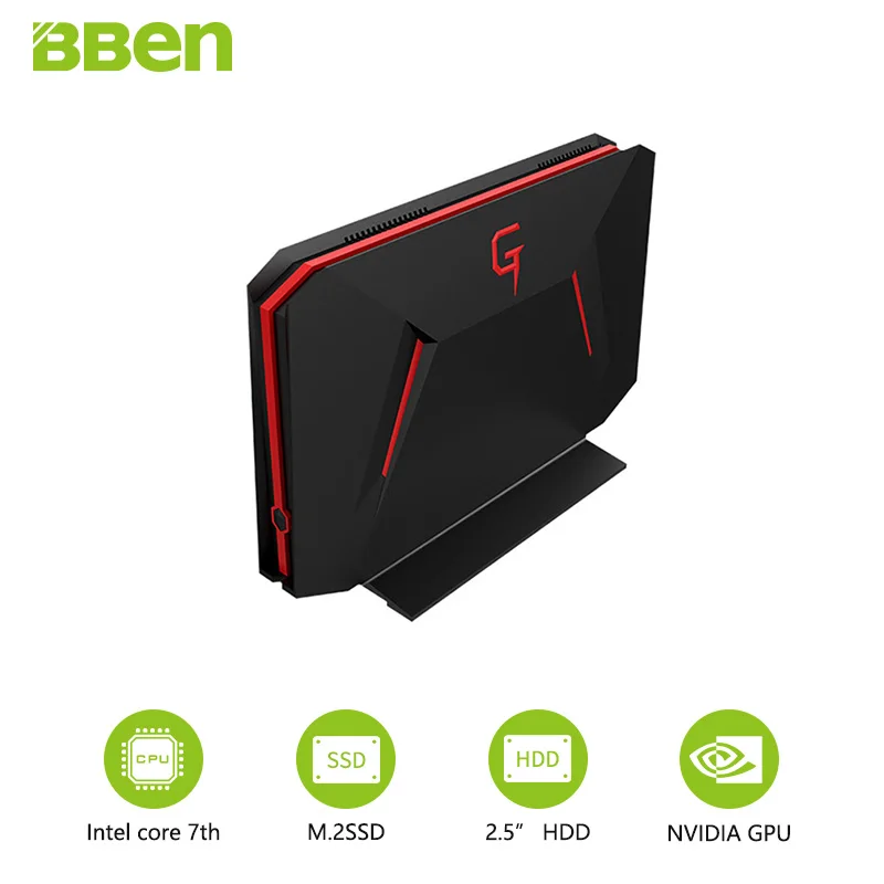 Мини компьютер Bben GB01 win10 6G GDDR5, видеокарта GTX1060 intel i7 7700HQ 8G/16G/32G RAM, 128G/256G SSD , 1 ТБ/2 ТБ HDD опция
Мини компьютер Bben GB01 win10 6G GDDR5, видеокарта GTX1060 intel i7 7700HQ 8G/16G/32G RAM, 128G/256G SSD , 1 ТБ/2 ТБ HDD опция