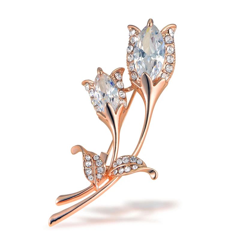 Kpop Women's Flower Pins and Brooches For Women Luxury Rose Gold/Silver Color Paved Rhinestone Crystal Brooch Female Jewelry
Kpop Women's Flower Pins and Brooches For Women Luxury Rose Gold/Silver Color Paved Rhinestone Crystal Brooch Female Jewelry