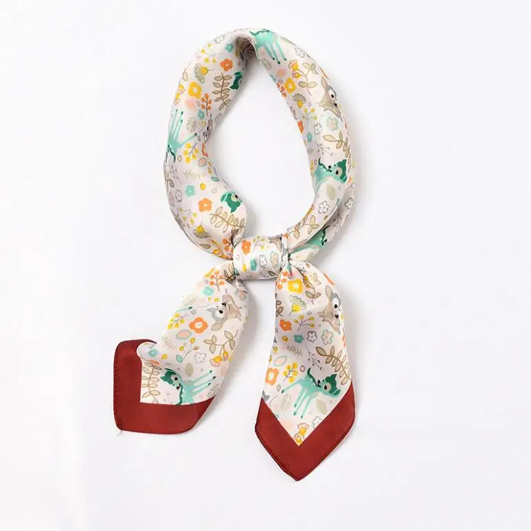 yishine Lovely Dog Florals New 70x70cm Women Multifunction Polyester Silk Scarf Satin Small Square Wraps Scarves Neckwear
yishine Lovely Dog Florals New 70x70cm Women Multifunction Polyester Silk Scarf Satin Small Square Wraps Scarves Neckwear