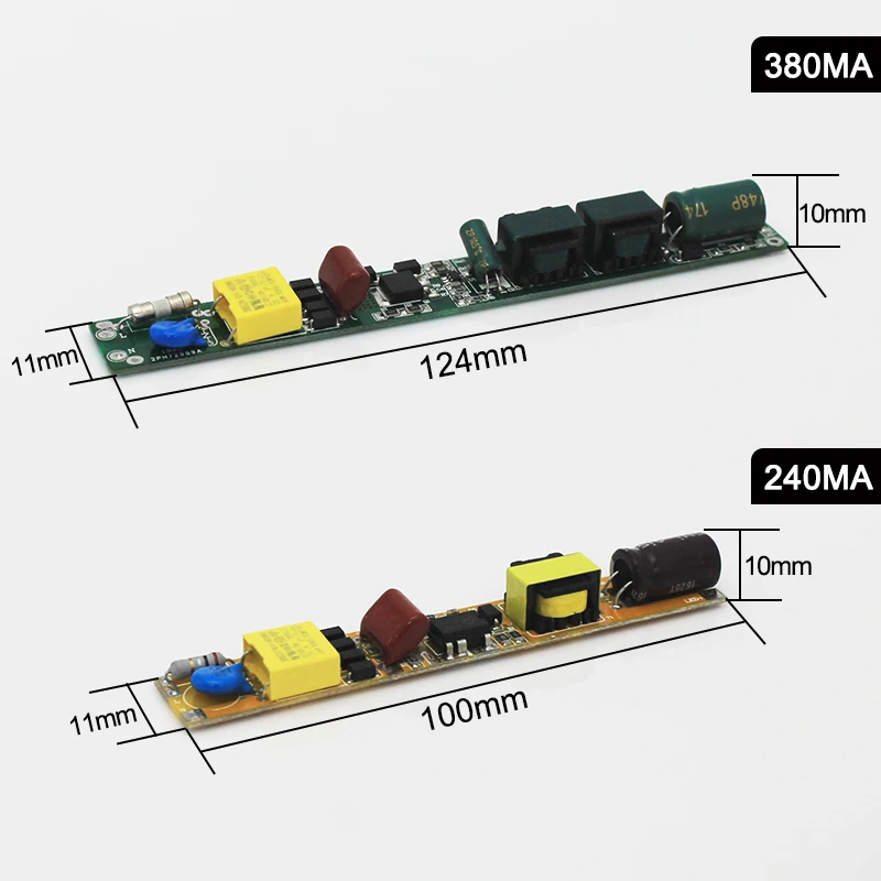 9W 14W 18W 25W 30W LED Tube Driver DC36-86V 240/380mA Power Supply 85V-265V lighiting Transformer 0.6/0.9/1.2/1.5 Tube lights
9W 14W 18W 25W 30W LED Tube Driver DC36-86V 240/380mA Power Supply 85V-265V lighiting Transformer 0.6/0.9/1.2/1.5 Tube lights