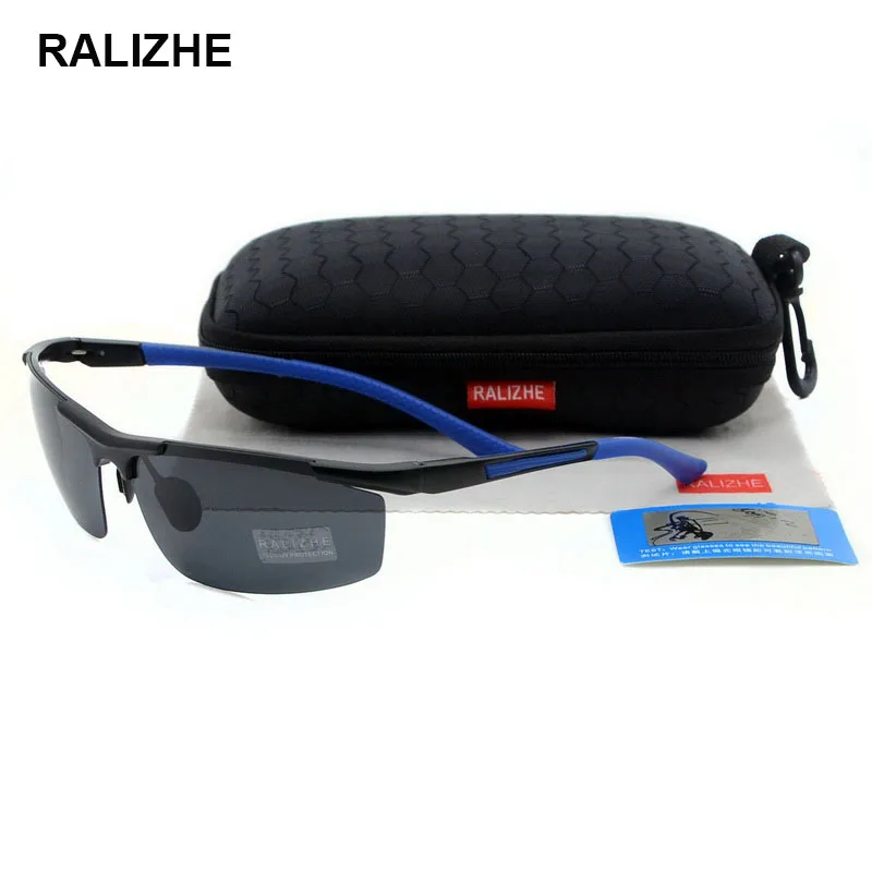 RALIZHE Brand Mens Womens HD Polarized Sunglasses Aluminum Magnesium Alloy Sun Glasses Rimless Rectangle Sport Driving Shooting
RALIZHE Brand Mens Womens HD Polarized Sunglasses Aluminum Magnesium Alloy Sun Glasses Rimless Rectangle Sport Driving Shooting