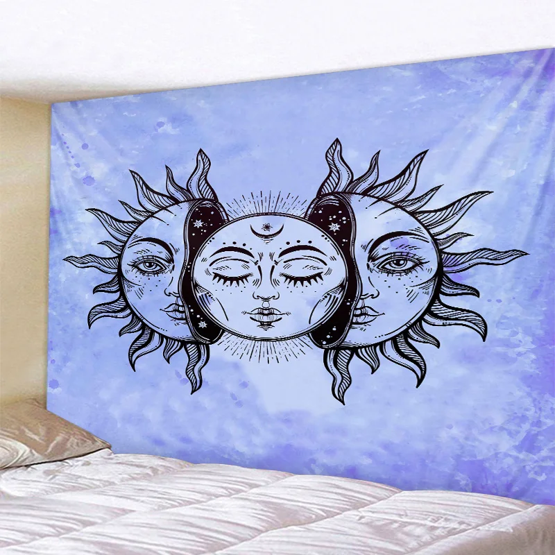 Light Blue Sun Moon Tapestry Psychedelic Celestial Indian Sun Hippie Hippy Tapestry Wall Hanging Throw Bedspread
Light Blue Sun Moon Tapestry Psychedelic Celestial Indian Sun Hippie Hippy Tapestry Wall Hanging Throw Bedspread