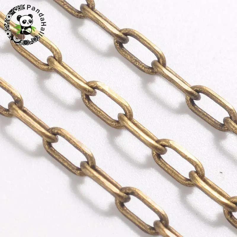 Brass Cross Chains Cable Chains, Lead Free and Nickel Free, Antique Bronze, Link: about 6mm long, 3mm wide, 1mm thick
Brass Cross Chains Cable Chains, Lead Free and Nickel Free, Antique Bronze, Link: about 6mm long, 3mm wide, 1mm thick