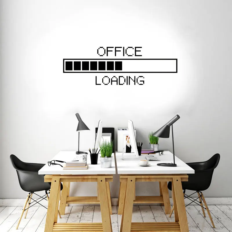 Office Loading Sign Wall Sticker Vinyl Interior Decor Business Decals Teamwork Business Worker Inspire Murals Removable A228
Office Loading Sign Wall Sticker Vinyl Interior Decor Business Decals Teamwork Business Worker Inspire Murals Removable A228