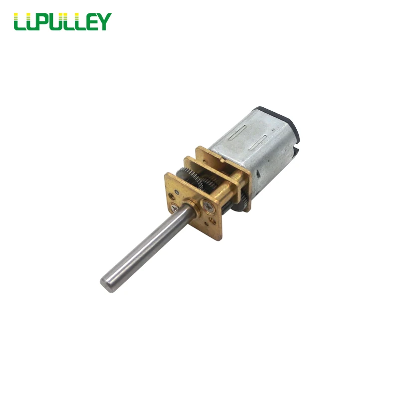 LUPULLEY GA12 N20 двигатель постоянного тока с длинным валом 20 мм DC3V 15/50/250 об/мин 6 в 30/100/300